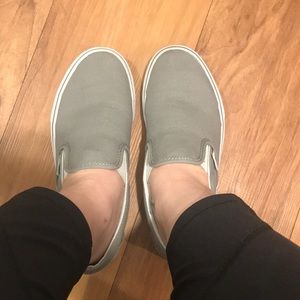 Grey Slip On Vans